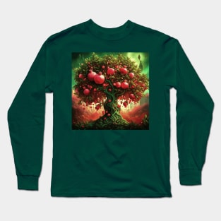 Persephones Underworld Pomegranate Garden Long Sleeve T-Shirt